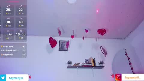 Snapshot of soymerly11_ chatting on February 20, 7:01 am Independent Model Merly online show from February 20, 7:01 am