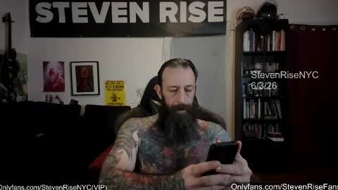 StevenRiseNYC online show from June 3, 2:33 pm