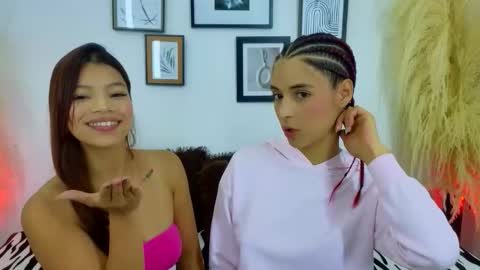 STORMY red hair MARA brown hair.  -------dont forget to follow us online show from November 9, 1:03 pm