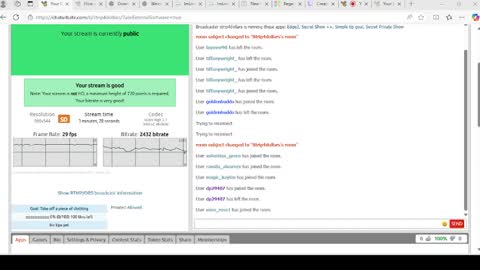 Snapshot of strip4dollars chatting on January 6, 3:40 pm Keen for fun online show from January 6, 3:40 pm
