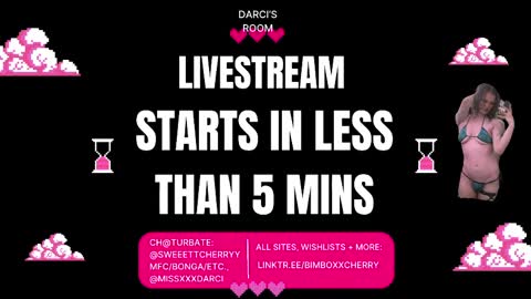 Cherry B  online show from April 12, 5:00 am