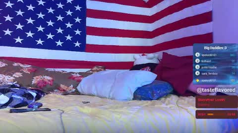 Snapshot of tasteflavored_femboy chatting on February 25, 7:27 pm Taste online show from February 25, 7:27 pm