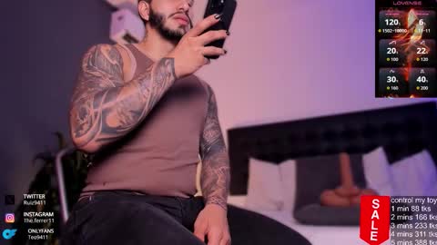 Snapshot of teoferrer chatting on October 7, 9:00 pm Teo Ferrer online show from October 7, 9:00 pm