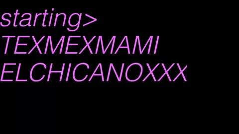 texmexmami online show from November 26, 1:08 pm