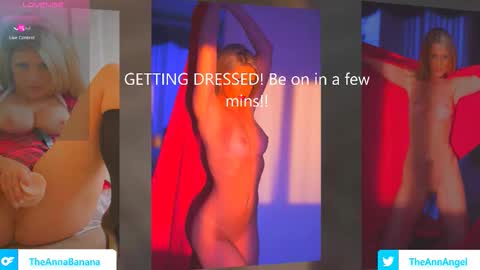 Snapshot of theannabanana chatting on October 23, 2:24 am Anna Banana AKA Ann Angel online show from October 23, 2:24 am