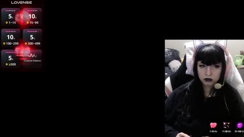   A Goth Chick   online show from December 13, 5:16 am