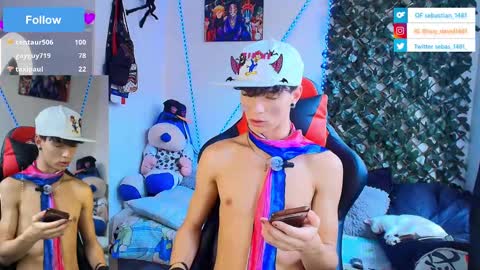 Snapshot of twink_sebas_ chatting on February 27, 6:09 pm Bad boy sebastian online show from February 27, 6:09 pm