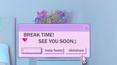Snapshot of vikkilustfull chatting on February 25, 5:19 pm VIKKI online show from February 25, 5:19 pm