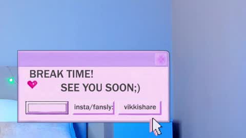 Snapshot of vikkilustfull chatting on February 20, 6:35 pm VIKKI online show from February 20, 6:35 pm