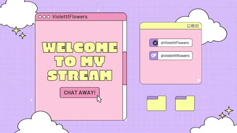 Violet Flowers online show from March 3, 4:05 pm