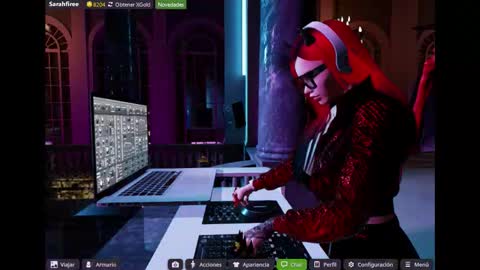 Miss Sarah online show from January 13, 3:20 pm