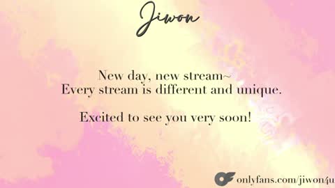 J i w o n   online show from July 14, 10:48 pm