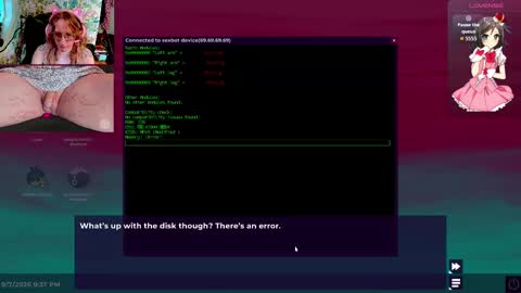 Your Trans Princess online show from October 1, 9:02 pm