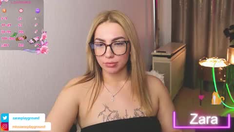 zarasplayground online show from February 16, 7:01 pm